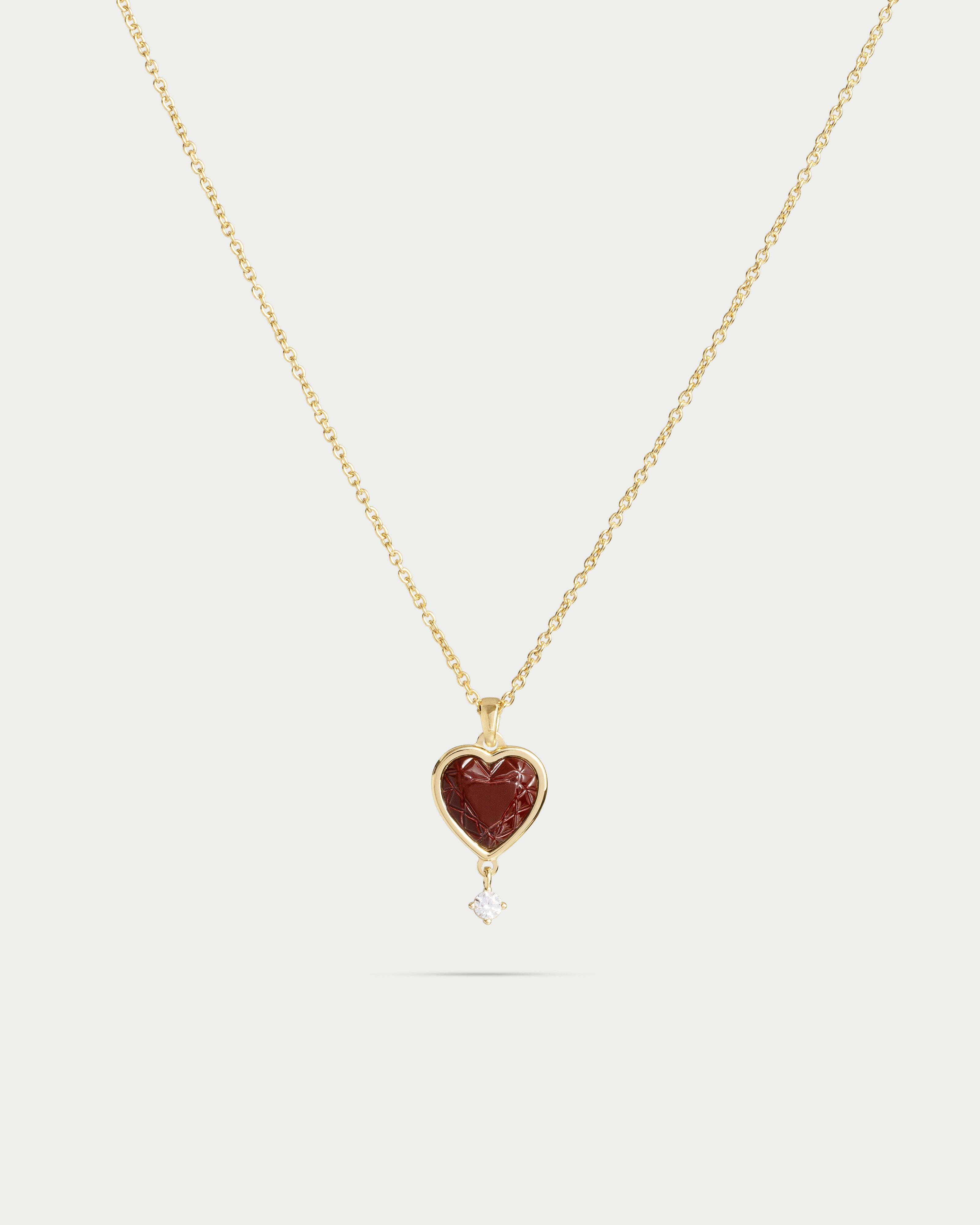 Heart choker choco
