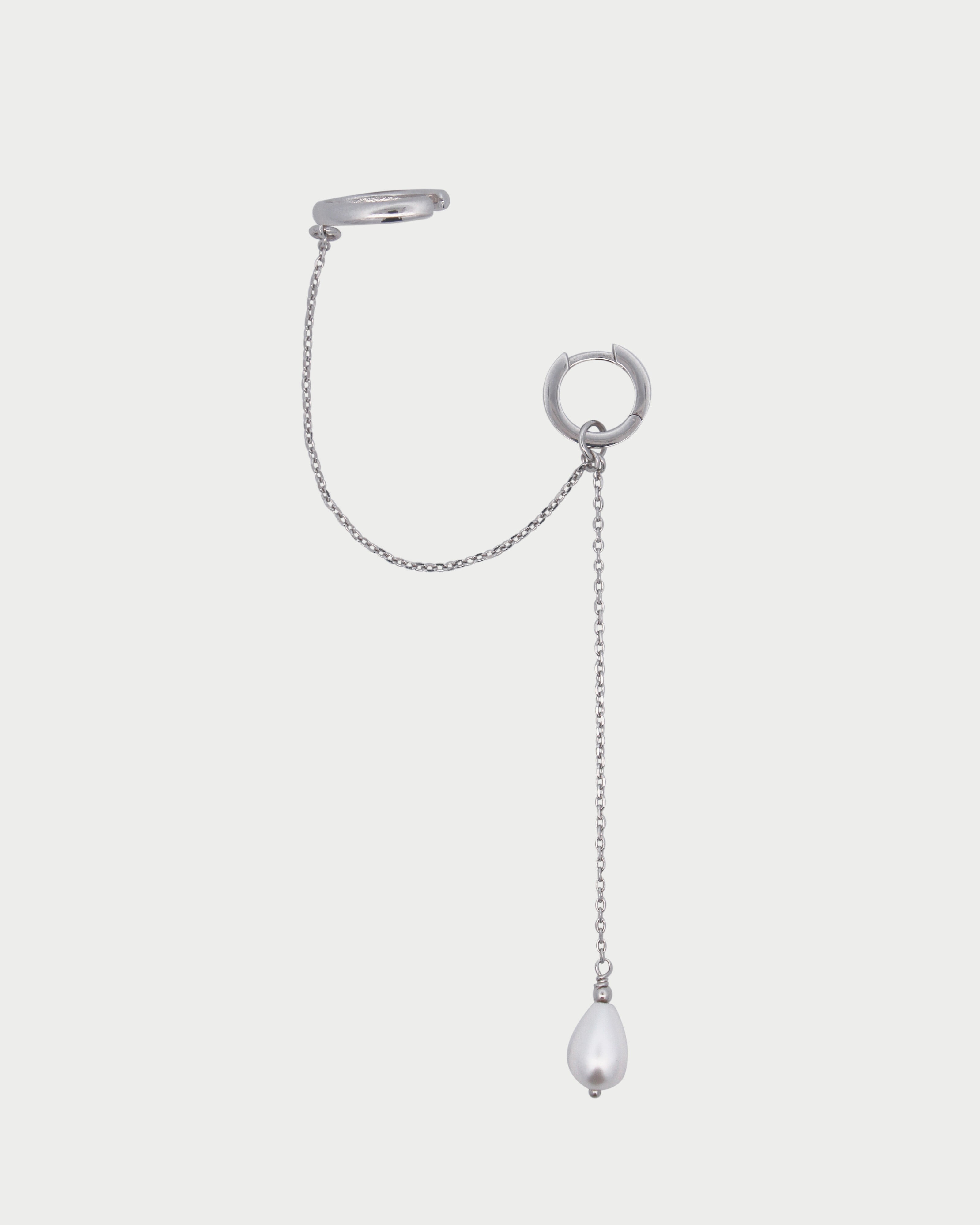 Latelita London Orecchini A Goccia Lunghi Coco In Argento 925 Con Zirconie Cubiche, Gioiello Elegante Per Sera E Matrimoni - 4