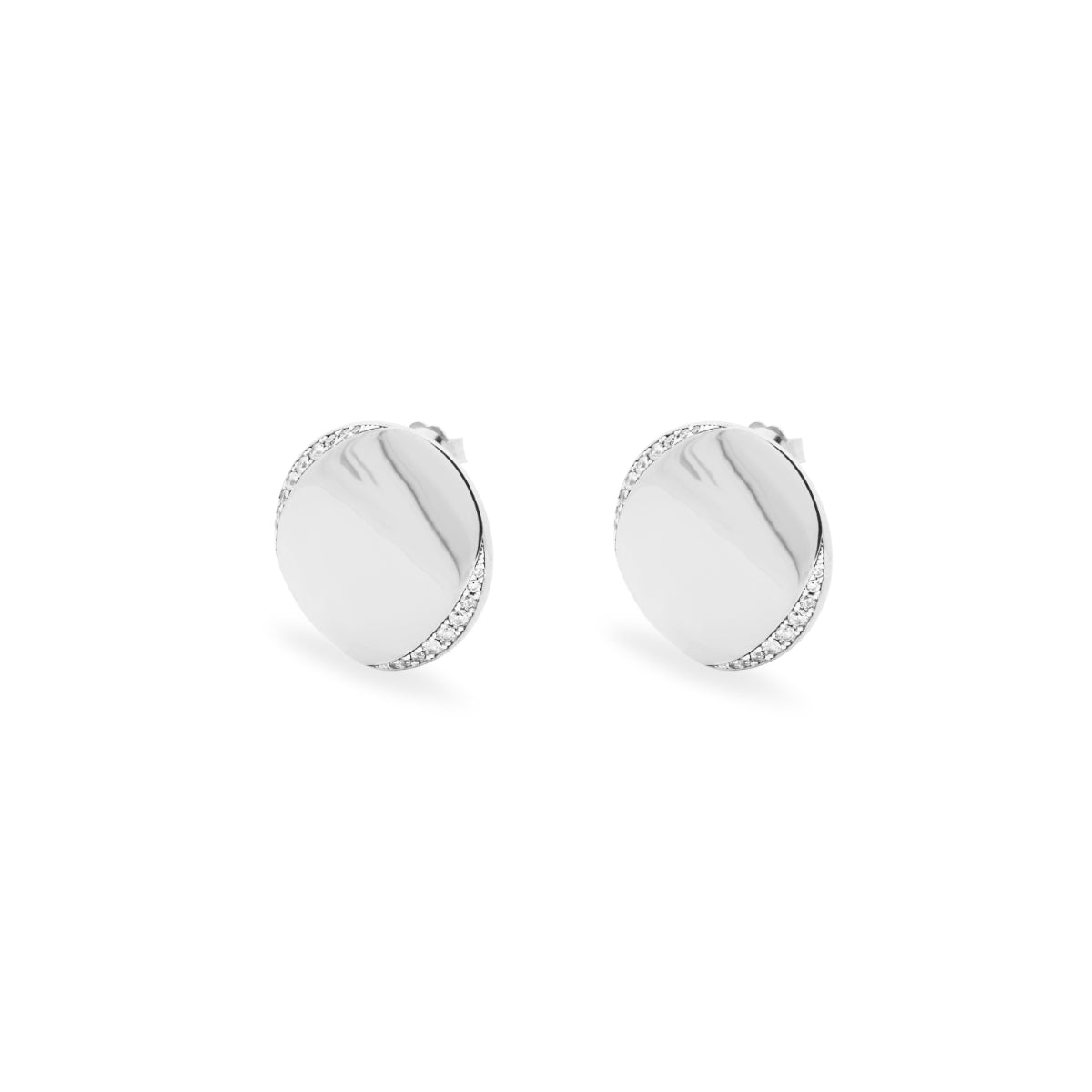 XENOX Ohrstecker Damen Silver Circle Silber Roséfarben XS3513RN XENOX Ohrstecker Damen Silver Circle Silber Roséfarben XS3513RN
