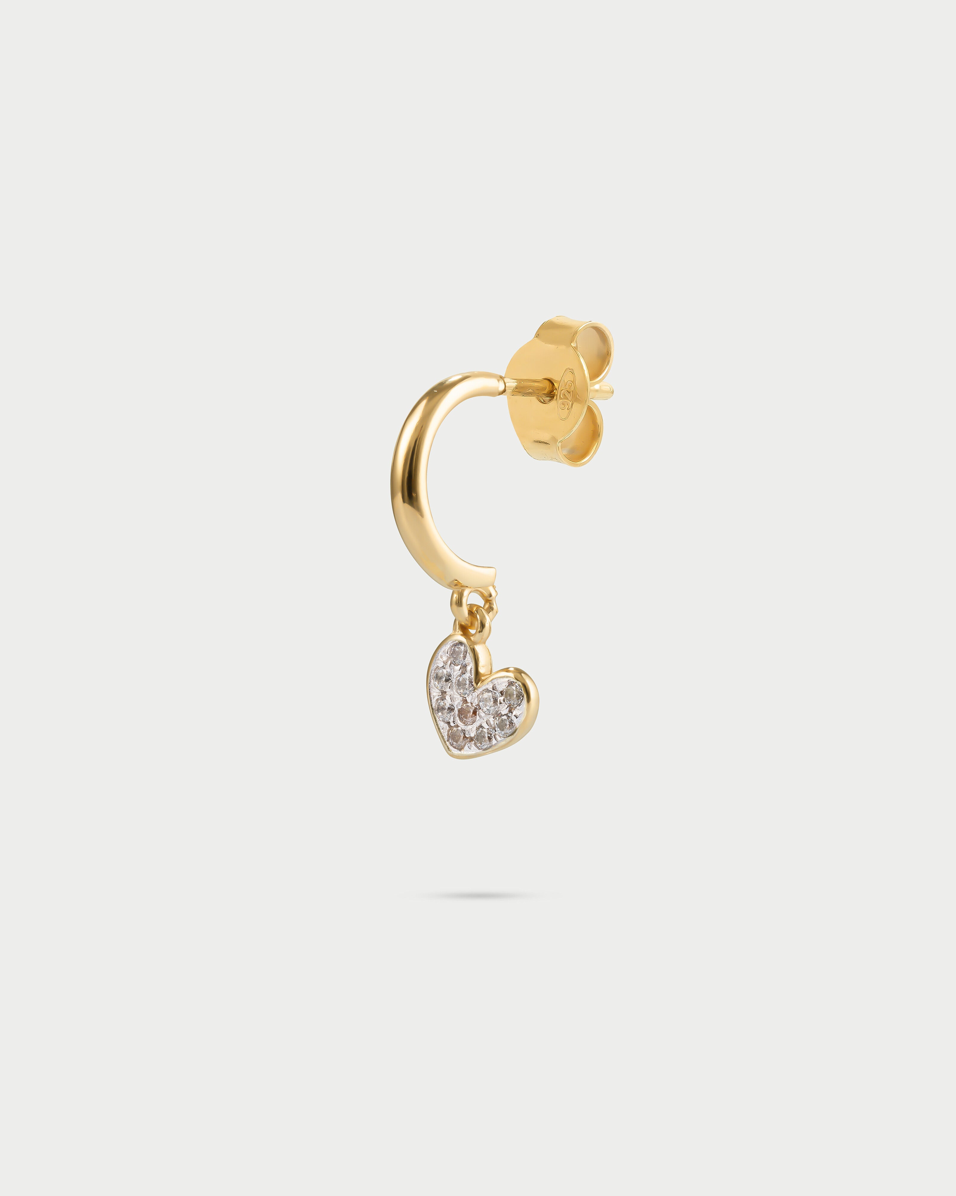 Orecchino helix a mini cerchietto singolo in oro | Cerchietto per cartilagine impermeabile | en route jewelry