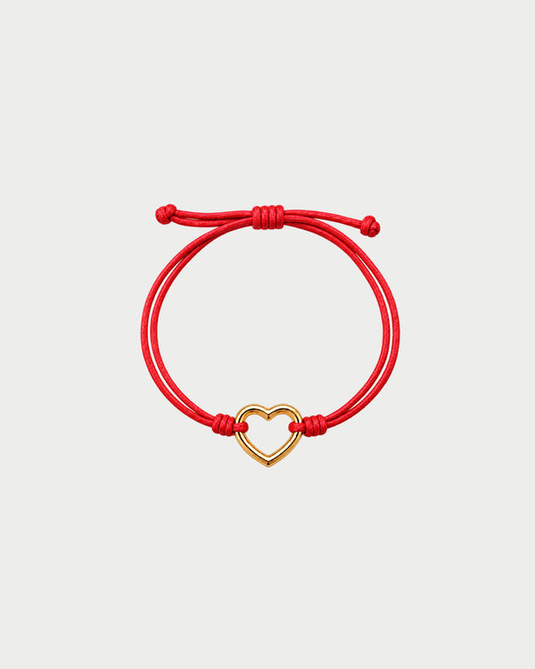 Bracciale soft cord Base Cuore