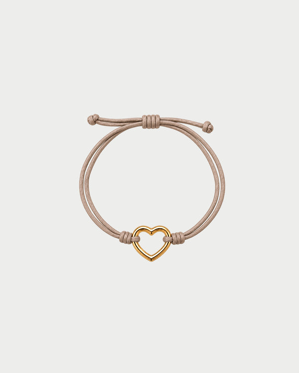 Bracciale soft cord Base Cuore
