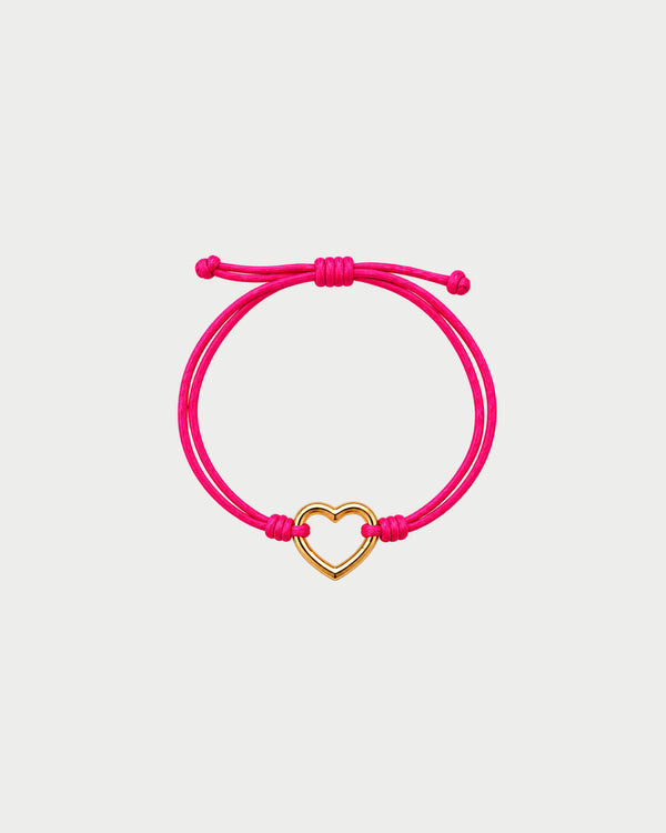 Bracciale soft cord Base Cuore