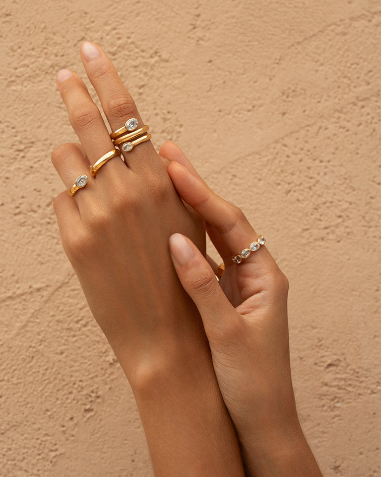 Anello Snake Oval Cut