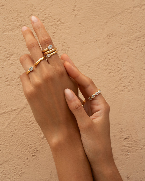 Snake Oval Cut Ring