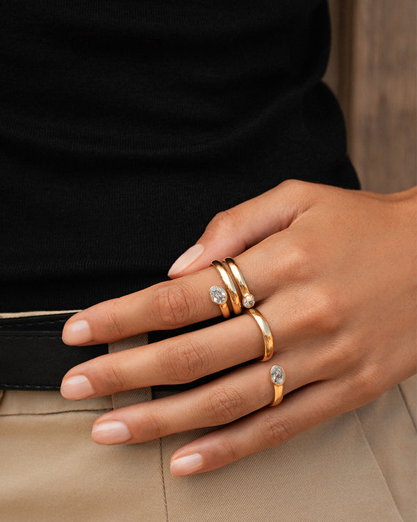 Oval Cut Eternity Ring
