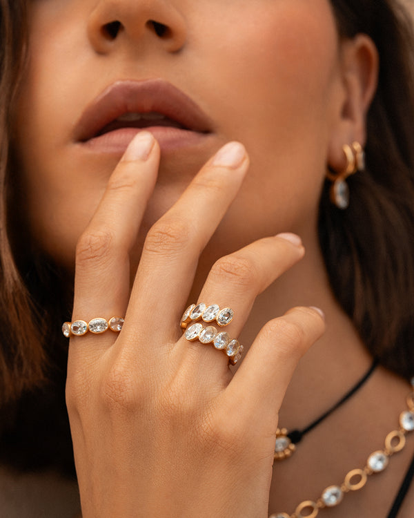 Oval Cut Eternity Ring