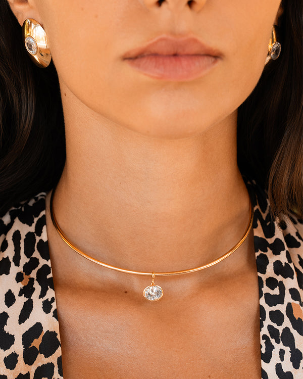 Girocollo Rigido Alma Oval Cut