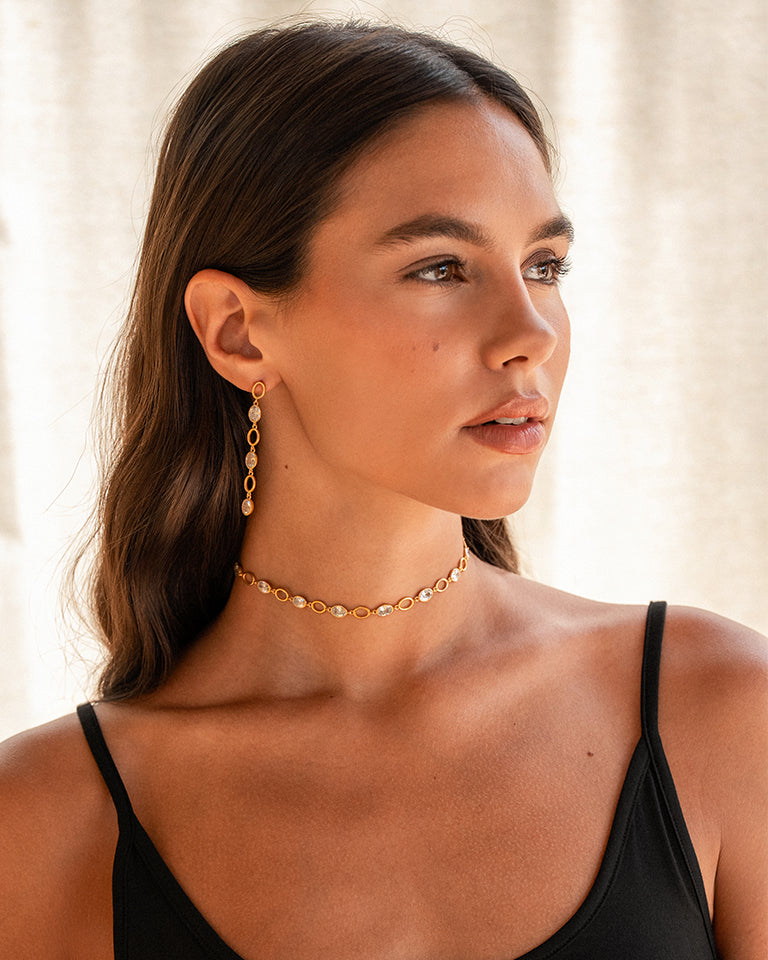 Alternating Oval Cut Necklace