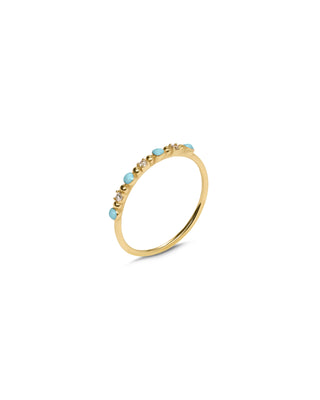 Anello veretta smalto e dimanti lab-grown - ORO18KT