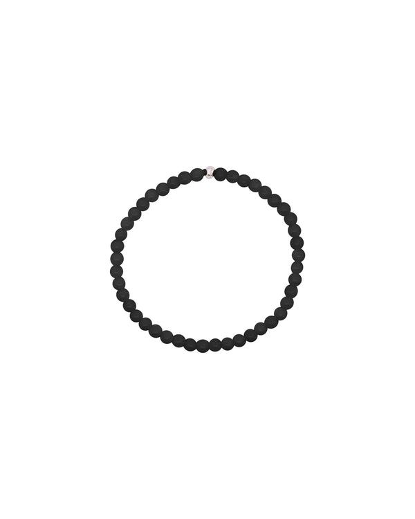 Black Agate Elastic Bracelet Base