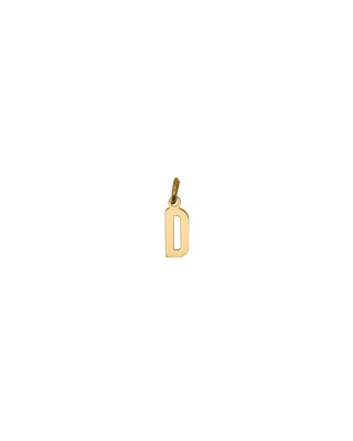 Letter D Pendant – 18KT GOLD