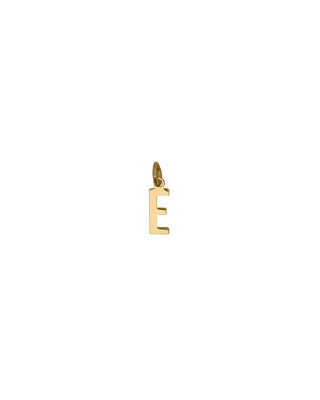 Letter E Pendant – 18KT GOLD