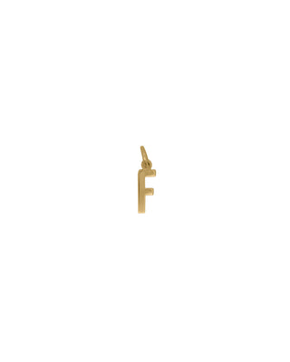 Letter F Pendant – 18KT GOLD
