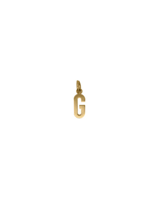 Letter G Pendant – 18KT GOLD