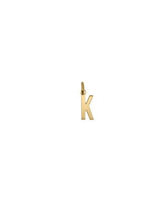 Letter K Pendant – 18KT GOLD