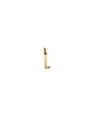 Letter L Pendant – 18KT GOLD
