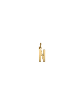 Letter N Pendant – 18KT GOLD
