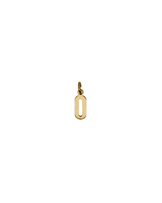 Letter O Pendant – 18KT GOLD