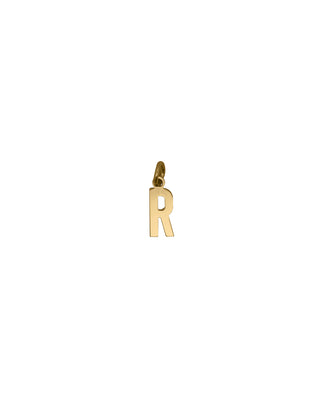 Letter R Pendant – 18KT GOLD