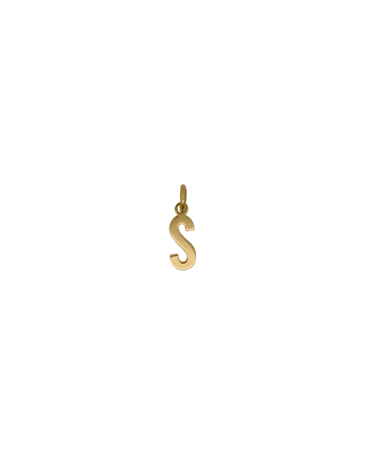 Colgante con la letra S – ORO18KT