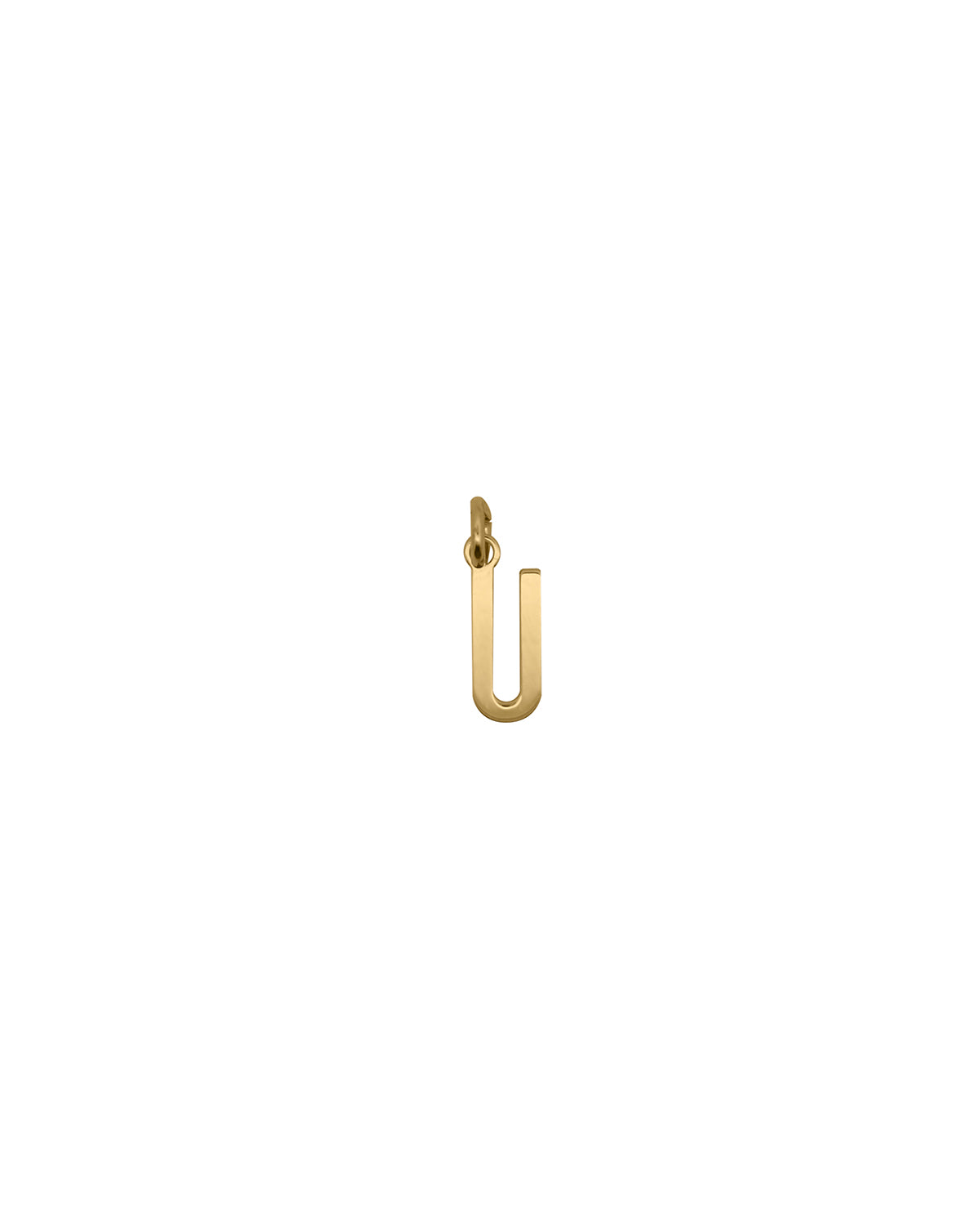 Colgante con la letra U – ORO18KT