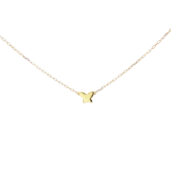 Gold butterfly choker - ORO18KT