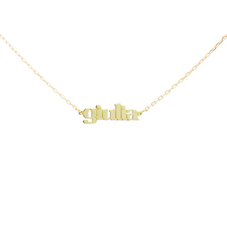 Girocollo Golden Mate personalizzabile – ORO18KT