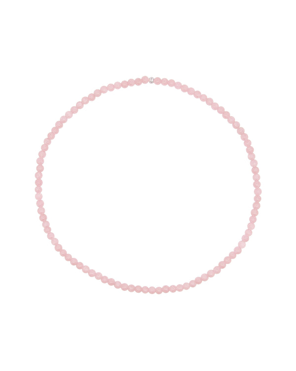 Base Girocollo Elastico in Giada Rosa Pastello