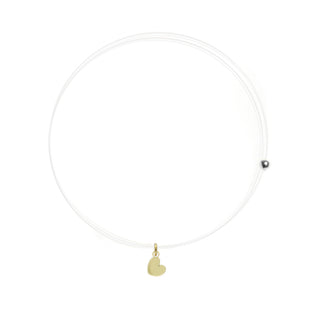 Girocollo Lenza con cuore - ORO18KT