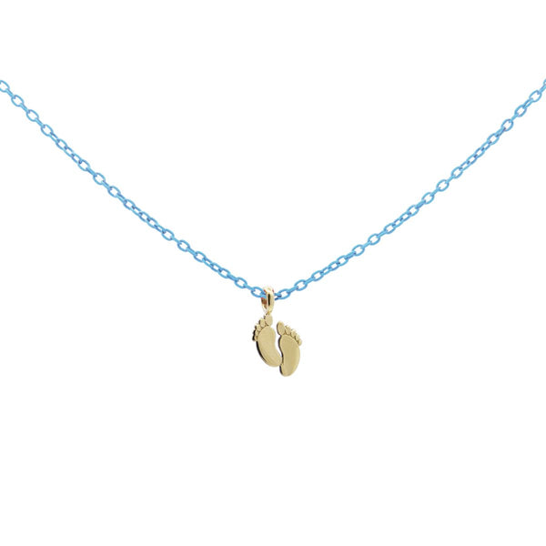 Baby Feet choker - ORO18KT