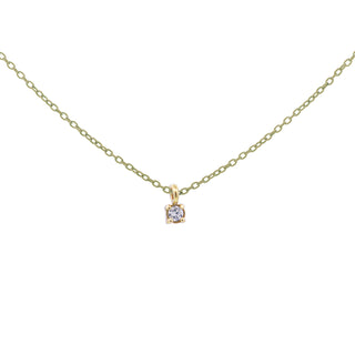 Girocollo castone catena con vernice e Diamanti Lab Grown - ORO18KT