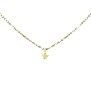 Girocollo stella catena con vernice - ORO 18KT