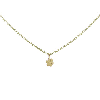 Girocollo zampa catena con vernice - ORO 18KT