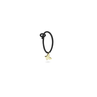 Mono-orecchino Farfalla Hoop Vernice - ORO18KT