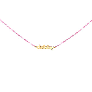 Girocollo Golden Mate personalizzabile catena colorata – ORO18KT