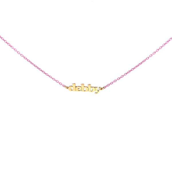 Girocollo Golden Mate personalizzabile catena colorata – ORO18KT