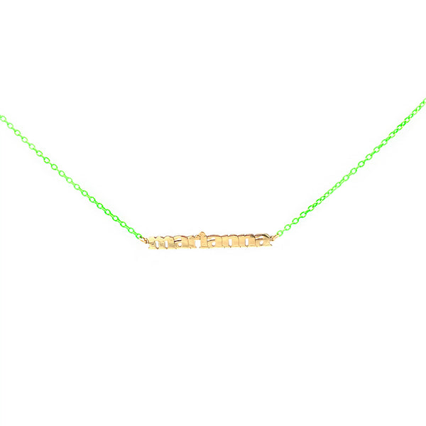 Customizable Golden Mate choker colored chain – ORO18KT