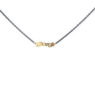 Girocollo Golden Mate personalizzabile catena colorata – ORO18KT