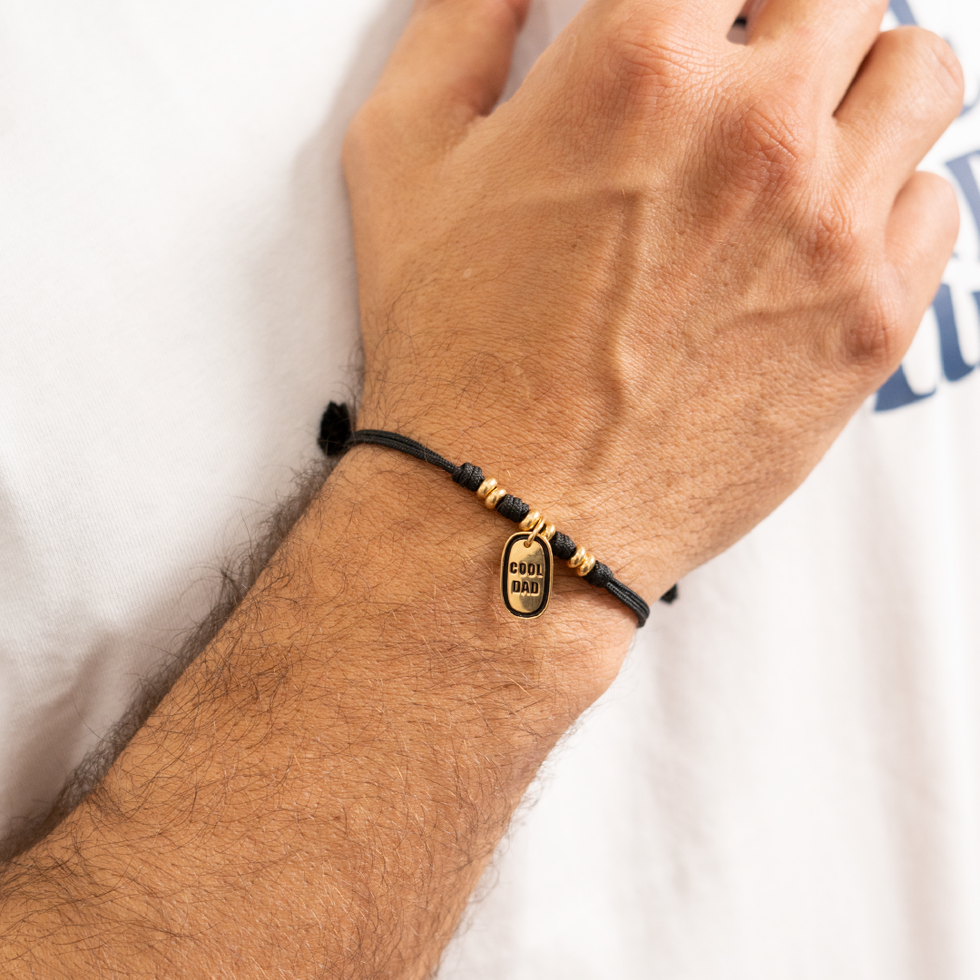 Soft cord bracelet with washers