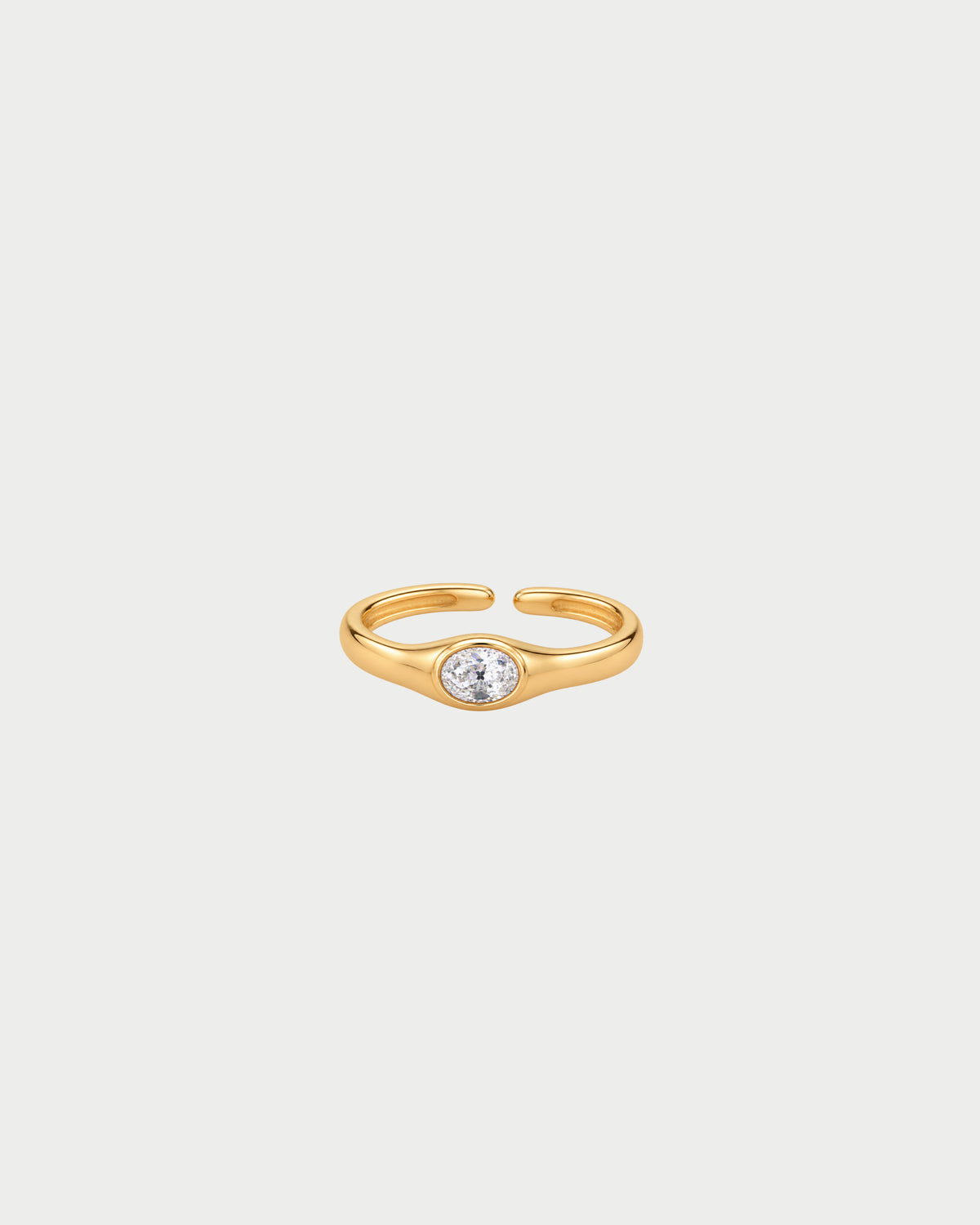 Chevalier Oval Cut Ring