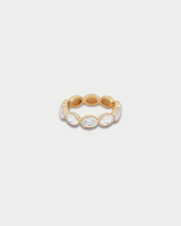 Oval Cut Eternity Ring