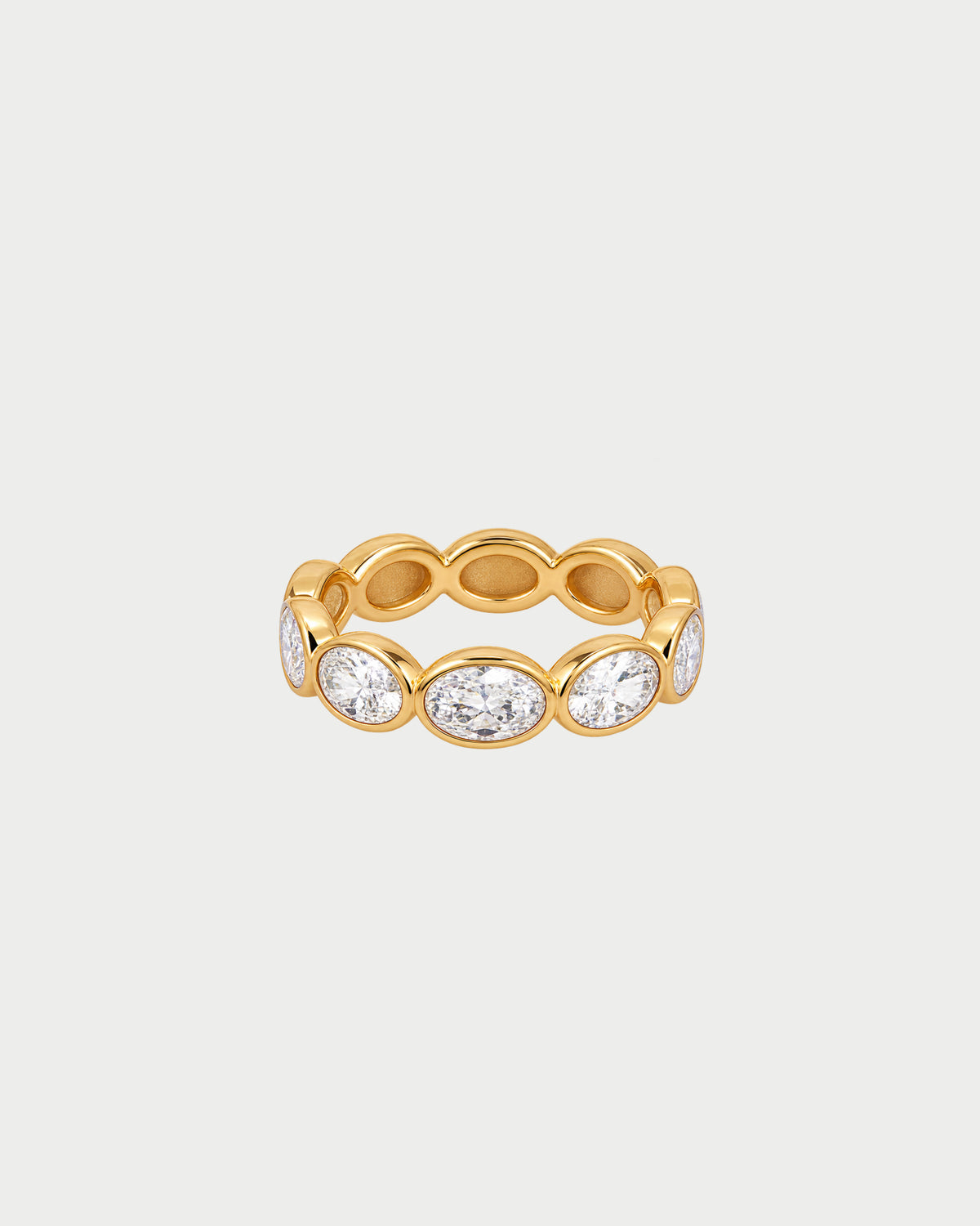Oval Cut Eternity Ring
