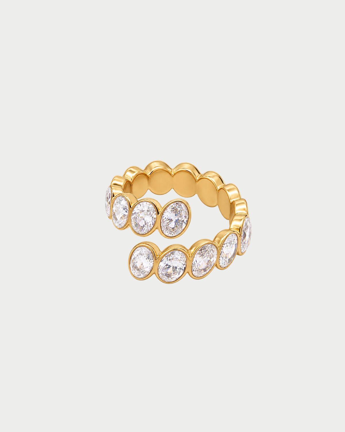 Anello Contrariè Oval Cut