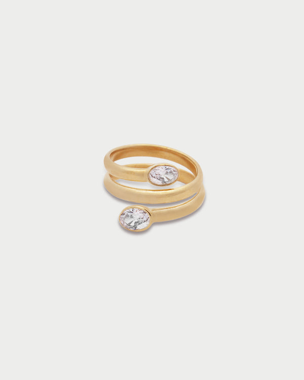 Snake Oval Cut Ring