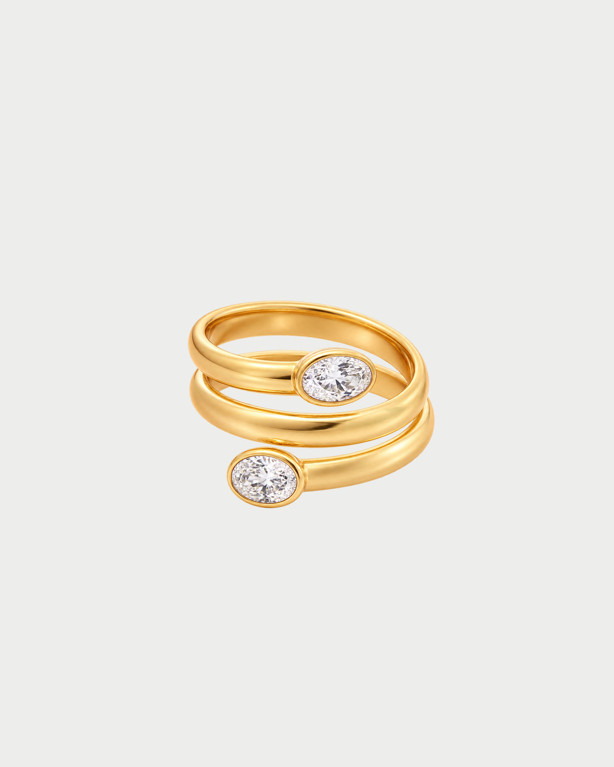 Snake Oval Cut Ring