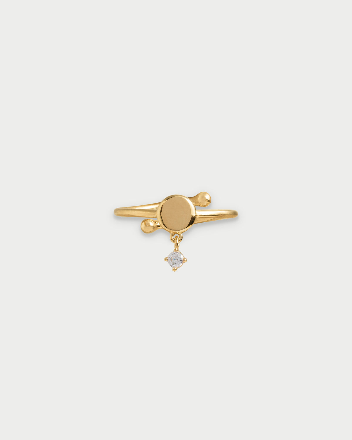 Anello line disco e punto luce