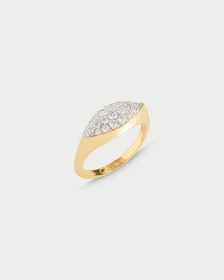 Anillo eye con pavé