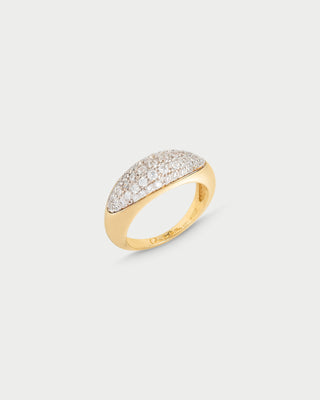 Anillo meñique stone con pavé