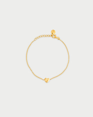 Bracelet rounded central subject - heart